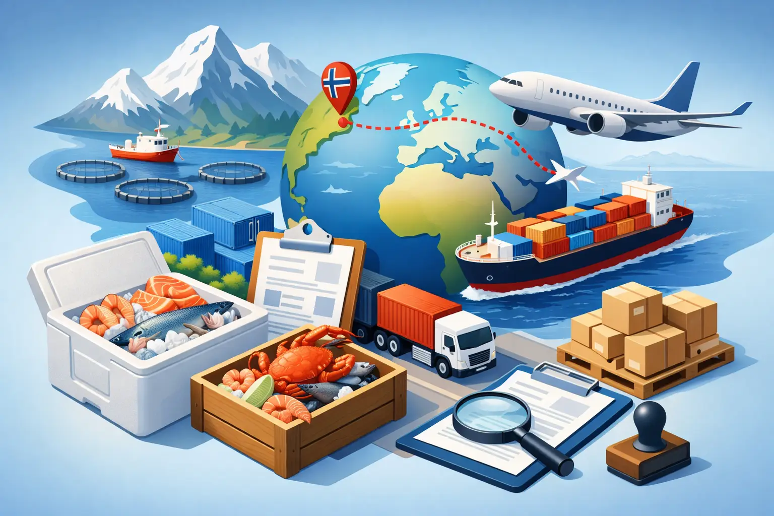 How to Import Seafood From Norway