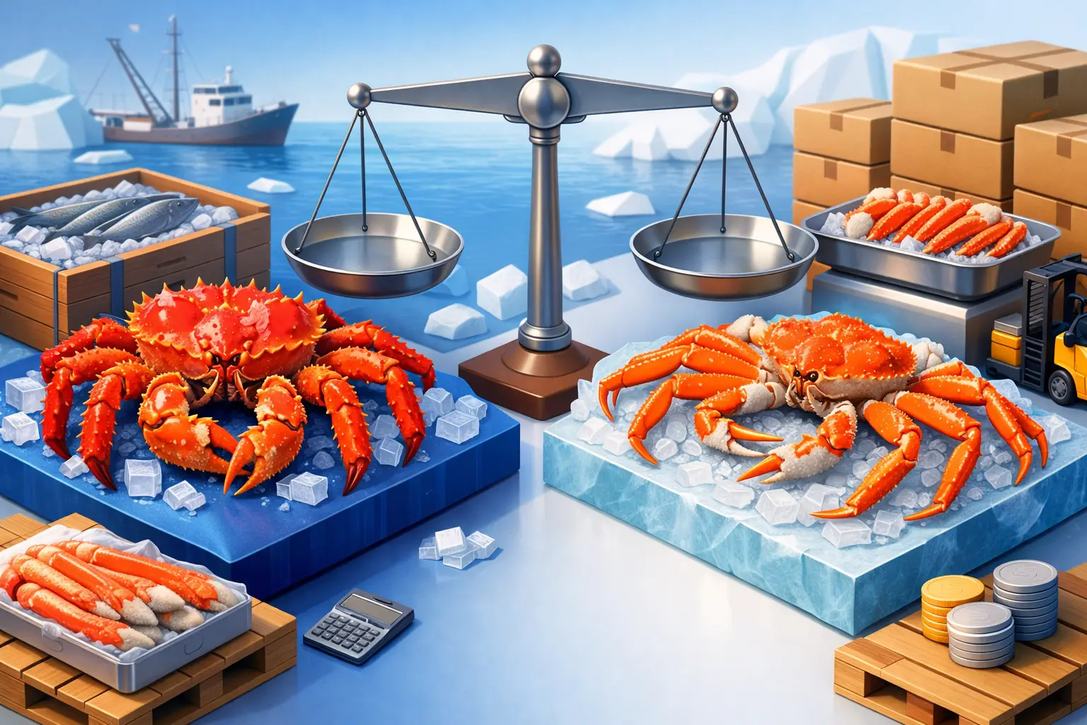 King Crab vs Snow Crab for Wholesale Buyers